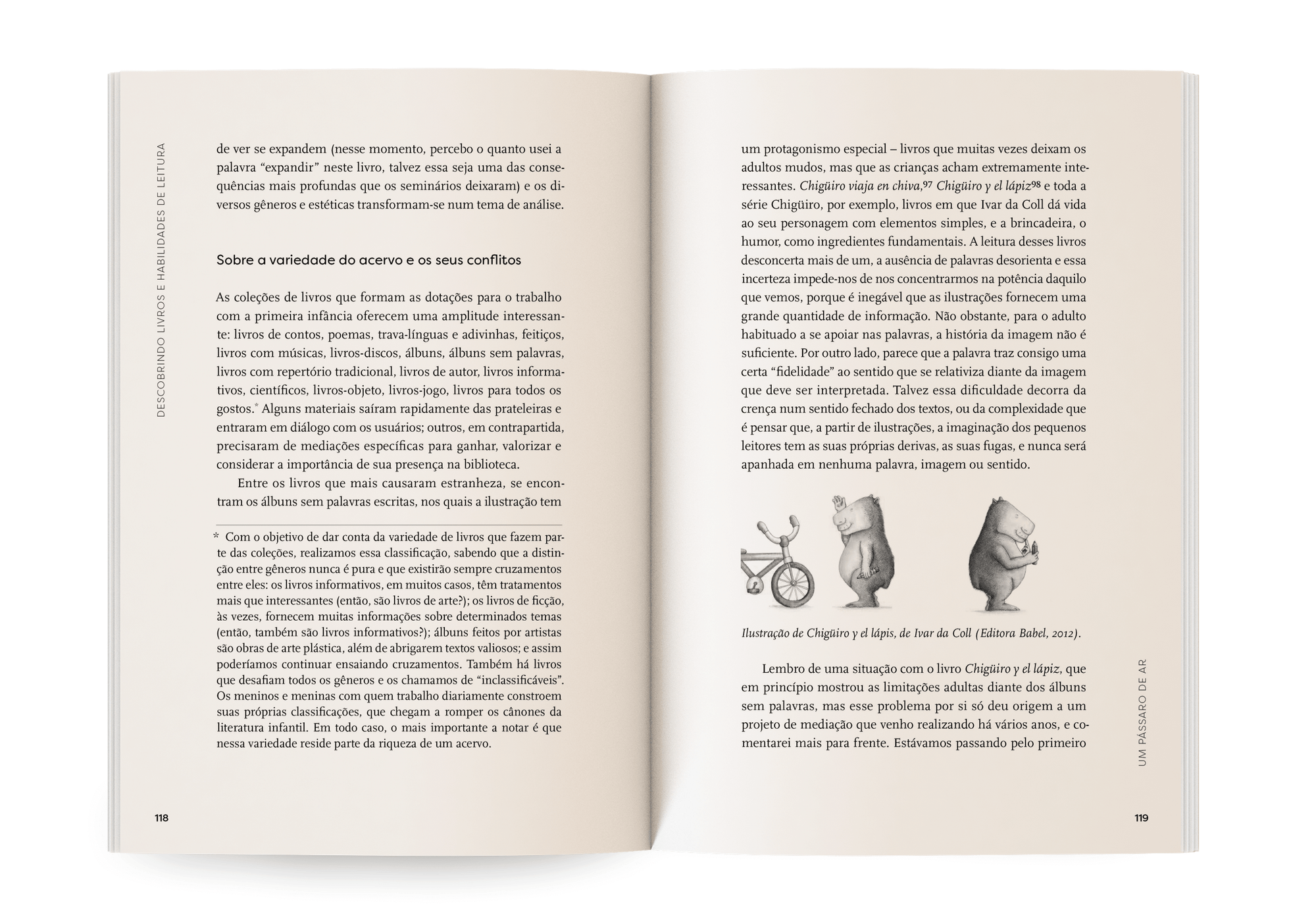 Um pássaro de ar - a formação dos mediadores de leitura para a primeira infância de María Emília Lopez